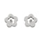 Boucles d'oreilles Boucles d'oreilles fleurs avec diamants 58 Facettes 27897
