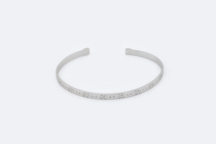 Bracelet Oro Bianco Bracciale Gucci in oro bianco 58 Facettes 24,00 BRC