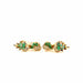 Boucles d'oreilles Dormeuses Or Jaune 18k Émeraudes & Diamants 58 Facettes 2-BOA1-GS30614-01