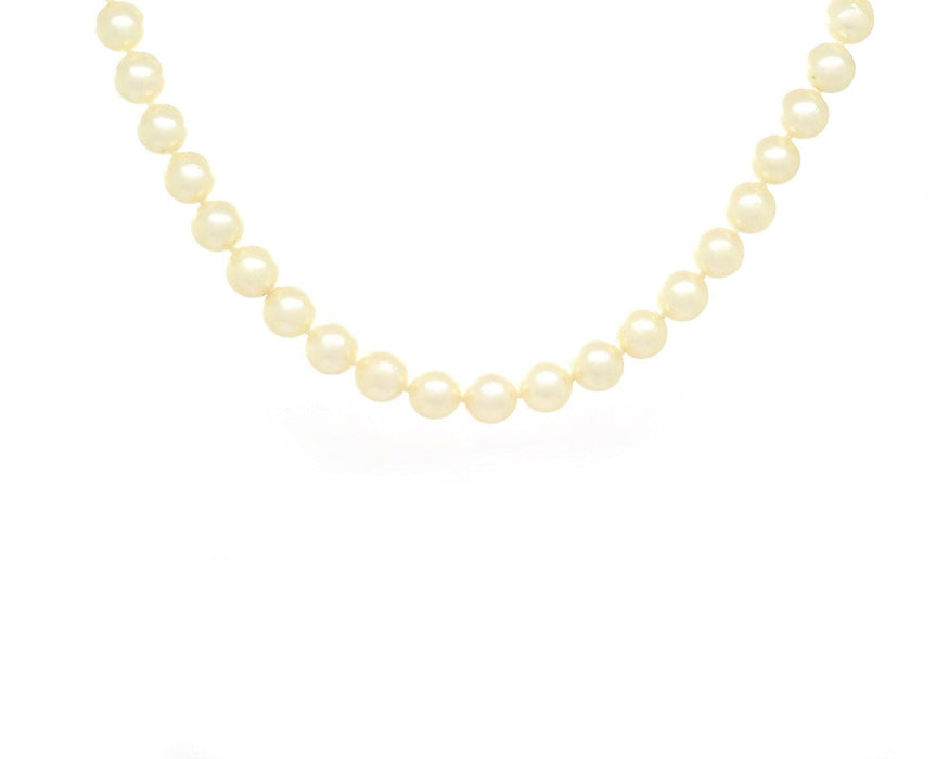 Collier Collier de perles du Japon avec fermoir en or blanc 58 Facettes