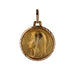 Pendentif Médaille ancienne or jaune Vierge Marie décor épi 58 Facettes CVP138