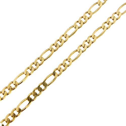 Collier Collier à maillons Figaro en or jaune 58 Facettes 37411