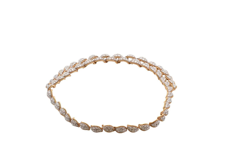 Collier Collier diamants en or jaune 58 Facettes 27085dv