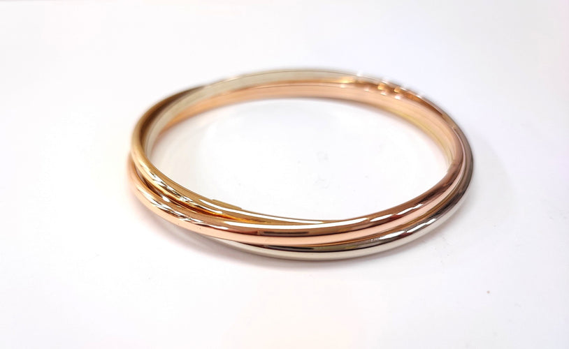 Bracelet Bracelets jonc 3 ors 58 Facettes Brac.3ors-1343