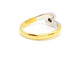 Bague 53 Bague Solitaire Or jaune, Or blanc Diamant 58 Facettes 730600CN