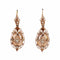 Boucles d'oreilles Pendants d'oreilles anciens or rose et perles fines 58 Facettes 24-267