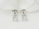 Boucles d'oreilles Puces d'oreilles en or blanc et diamants 58 Facettes 33410