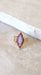 51 Bague Marquise ancienne or rose camée 58 Facettes