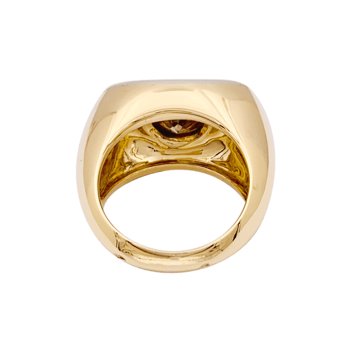 Bague 52 Bague moderniste or, diamant brun. 58 Facettes 34347