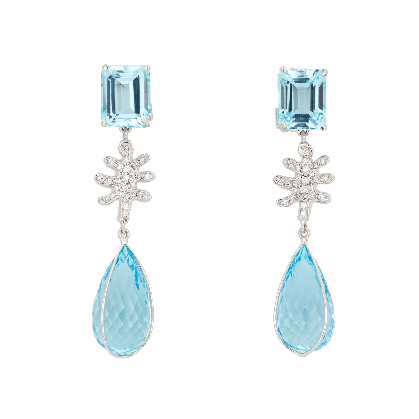 Topaz earrings