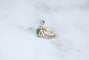 Bague 54 Bague Duchesse or jaune, platine, émeraude et diamants 58 Facettes