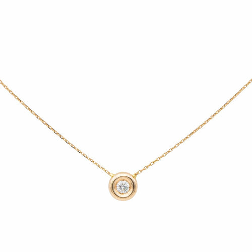 Collier Collier Or rose Diamant 58 Facettes 579113RV