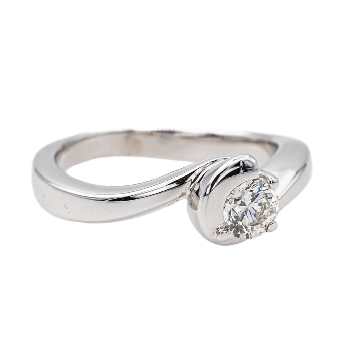 Bague 52 Bague Solitaire Or blanc Diamant 58 Facettes 3319594CN