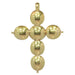 Pendentif Pendentif croix géorgienne des années 1780 avec diamants taille rose 58 Facettes 24275-0345