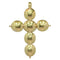 Pendentif Pendentif croix géorgienne des années 1780 avec diamants taille rose 58 Facettes 24275-0345
