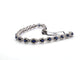 Bracelet Bracelet en or blanc 18 carats serti de saphirs et de diamants, 1973 G 58 Facettes