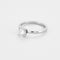 Bague 53 Solitaire or gris et diamant 1.10ct, F, VVS2 58 Facettes 250014