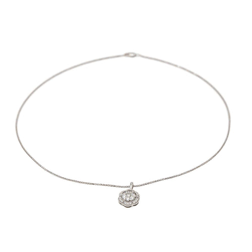 Collier Collier Or blanc Diamant 58 Facettes 3462751CN