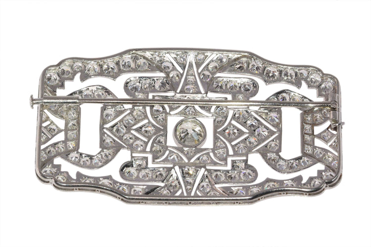 Broche Broche diamant Art Déco des années 1950 58 Facettes 24110-0138