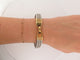 Bracelet vintage bracelet FRED force 10 cable 24 cm acier et or jaune 58 Facettes 261952