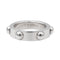 Bague 50 Louis Vuitton Bague Clous Or blanc 58 Facettes 3126993CN
