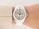 Montre montre CHANEL j12 33 mm en ceramique blanche quartz 58 Facettes 259477