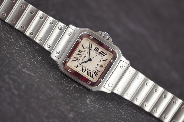 Montre Cartier - Montre Santos Galbee 1564 58 Facettes