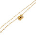 Collier Sautoir Louis Vuitton "Malle" or jaune, diamants. 58 Facettes 33926