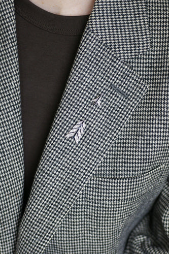 Broche Broche Flèche Art Déco Or Blanc et Platine, Diamants, Onyx 58 Facettes