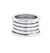 Bague 54 BULGARI - Anello B.zero1 5 fasce oro bianco 58 Facettes