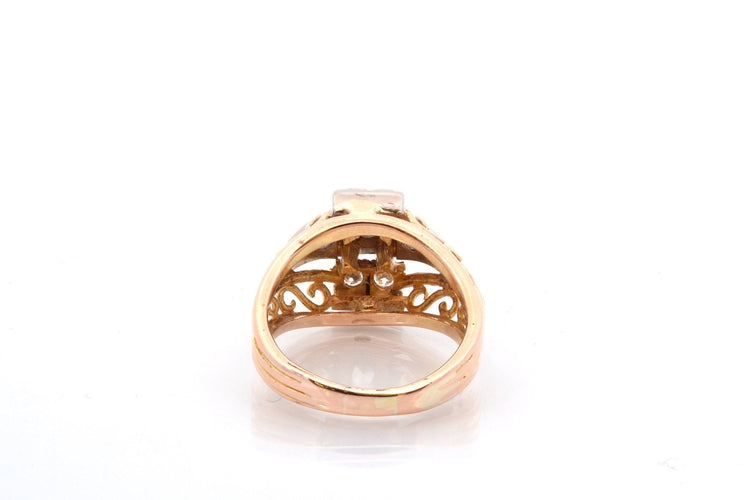 Bague 55 Bague vintage diamants en or 18k 58 Facettes 27091