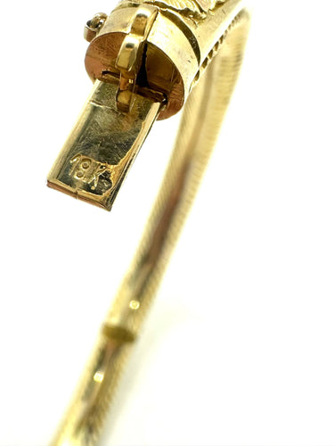 Bracelet Bracelet vintage en or fabriqué à partir d'un tube creux, début des années 1900 58 Facettes