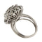 Bague 55.5 Bague en or blanc sertie de diamants taille brillant et taille huit-huit 58 Facettes G3848