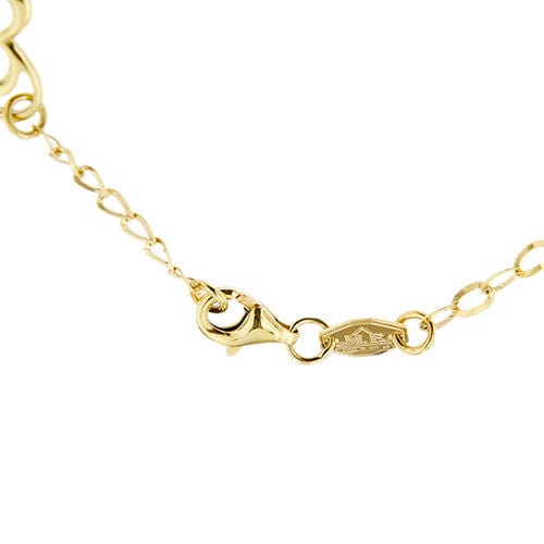 Bracelet Bracelet deux ors avec coeurs 58 Facettes 29396