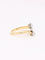 Bague 52 Bague toi et moi or jaune diamants old mine cut 58 Facettes J608