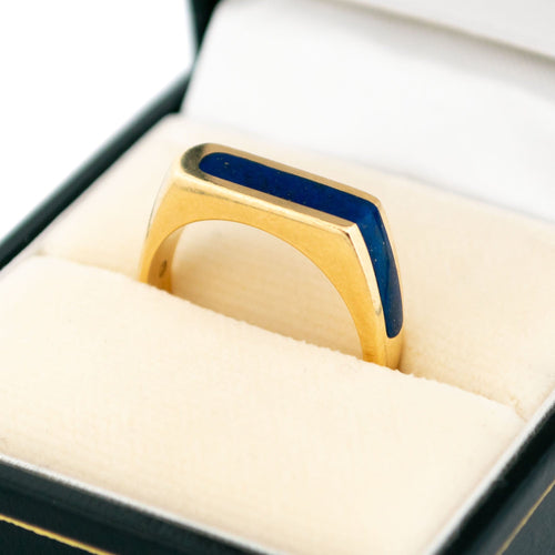 Bague 54 Bague en or jaune et lapis-lazulis 58 Facettes 26674A7C821A48A39C4001D845B31209