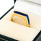 Bague 54 Bague en or jaune et lapis-lazulis 58 Facettes 26674A7C821A48A39C4001D845B31209