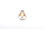 Bague 53 Bague platine, topaze 7,60cts, diamants 58 Facettes 25649A-26069