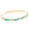 Bracelet Bracelet à maillons en or jaune et turquoise 58 Facettes 3E7F7546B63B42FEA8BCDC7309691E4B