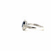 Bague 52 Solitaire Or Blanc Saphir & Diamants 58 Facettes 85-GS35149-1