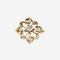 6,25 g guld og 1 karat diamantbroche