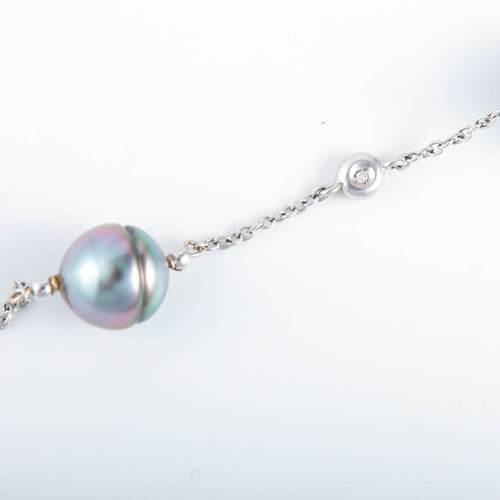 Bracelet BRACELET PERLES DE TAHITI ET DIAMANTS 58 Facettes 0