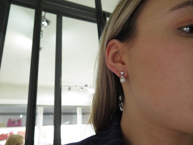 Boucles d'oreilles boucles d'oreilles CHAUMET josephine aube printaniere or diamant 58 Facettes 258911