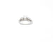 Bague Bague en or et platine sertie d'un diamant taille princesse 58 Facettes 14085