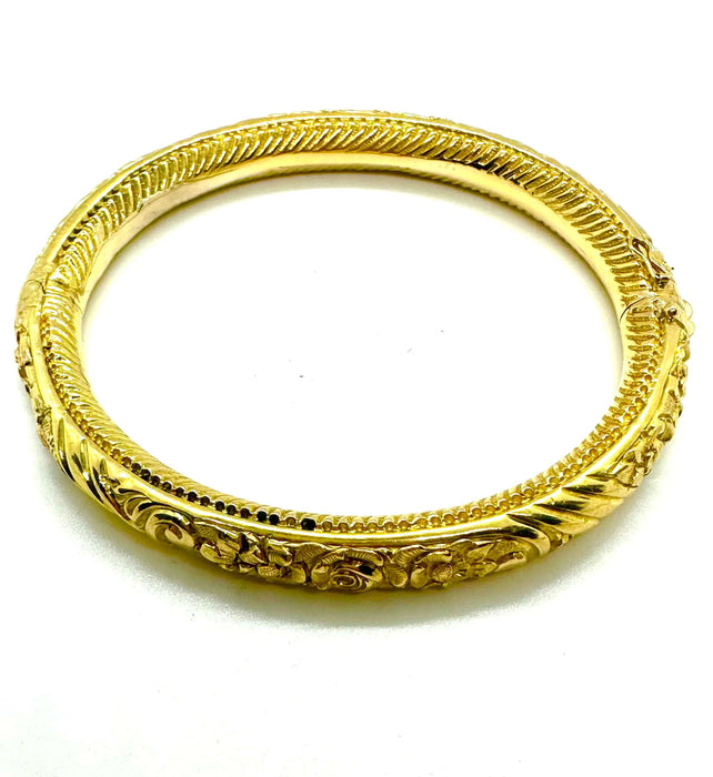 Bracelet Bracciale d’epoca in oro realizzato a canna vuota, primi del '900 58 Facettes