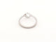 Bague 55 bague FRED pretty woman mini modele or blanc diamants 58 Facettes 263848
