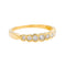 Bague 51.5 Bague Demi-alliance Or jaune Diamant 58 Facettes 3634779CN