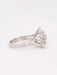 Bague Bague fleur or blanc diamants 58 Facettes J602