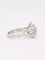 Bague Bague fleur or blanc diamants 58 Facettes J602