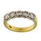 Bague Bague en or jaune et blanc avec diamants de 1,54 ct 58 Facettes G3683